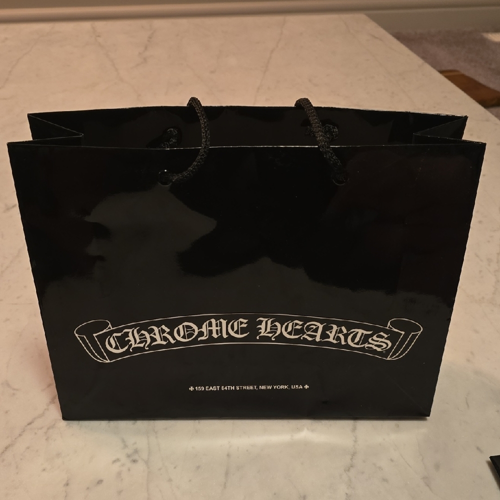 Chrome Hearts Glossy Black Tote